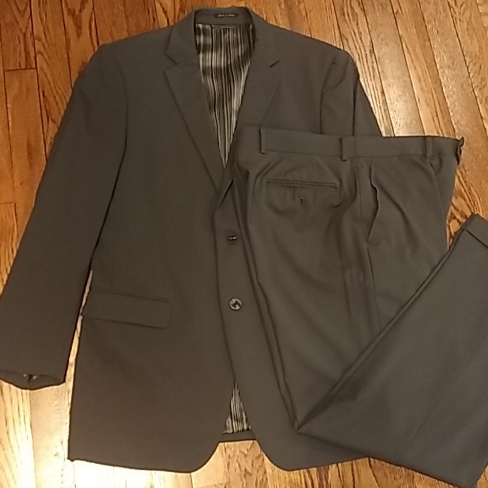 Men's grey suit